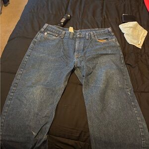 Carhartt Men's Relaxed Fit Blue Jeans